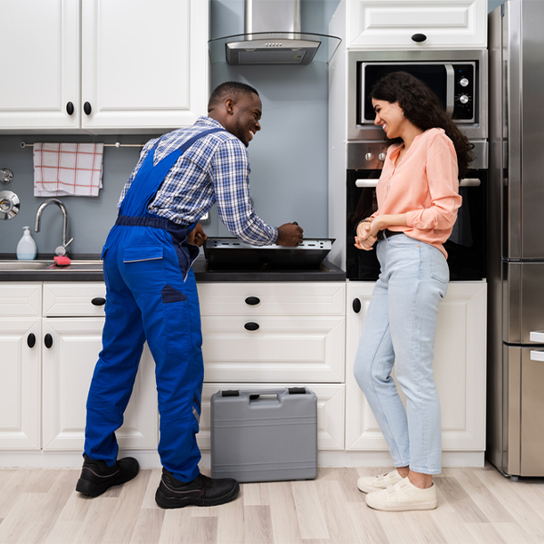 what kind of warranty do you offer on your cooktop repair services in Redwood